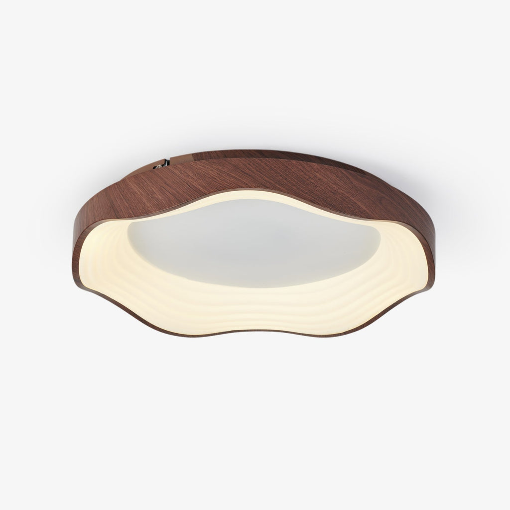 Esolarae Plafonnier en Plastique Art Nordique Vague - Neutralighting