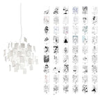 Ortheen Lustre Métal Papier Créativité Individuelle - Neutralighting