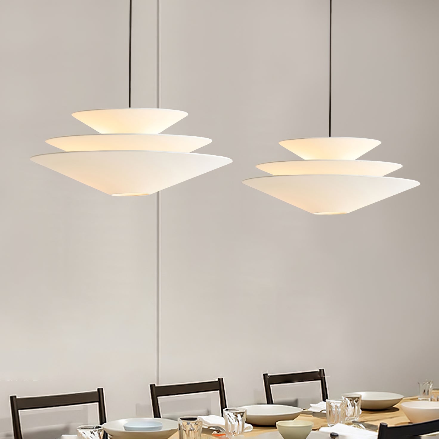 Triara Lampe Suspendue Minimaliste Superposée - Neutralighting