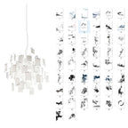 Ortheen Lustre Métal Papier Créativité Individuelle - Neutralighting