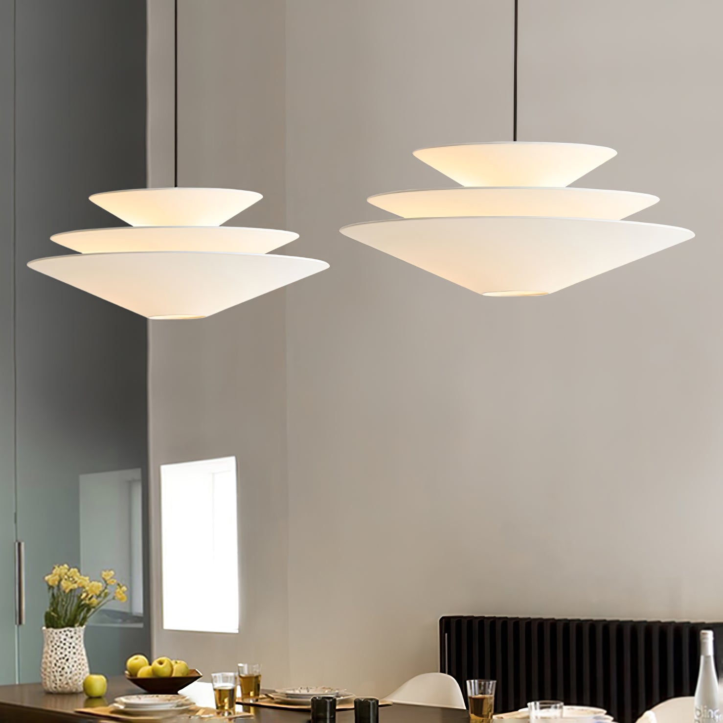 Triara Lampe Suspendue Minimaliste Superposée - Neutralighting