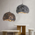 Avi Suspension Irrégulier Naturelle, Résine/Acrylique, Bois/Gris/Laiton, Chambre - Neutralighting