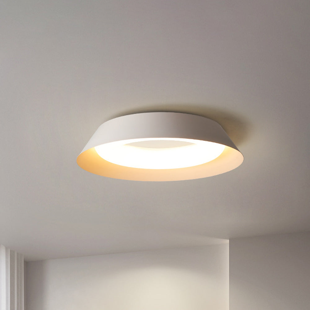 Arisha Plafonnier Bol Moderne, Métal/Acrylique, Blanc, Salon - Neutralighting