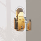 Ray Applique Murale Art Déco Flush LED Encastrée, 3 Styles, Blanc, Salon - Neutralighting