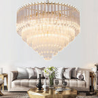 Silva Moderne Luxe Art LED Suspension Verre Salon - Neutralighting