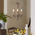 Silva Rustique Français Bois Lustre Salon Salle à Manger - Neutralighting