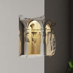 Ray Applique Murale Art Déco Flush LED Encastrée, 3 Styles, Blanc, Salon - Neutralighting