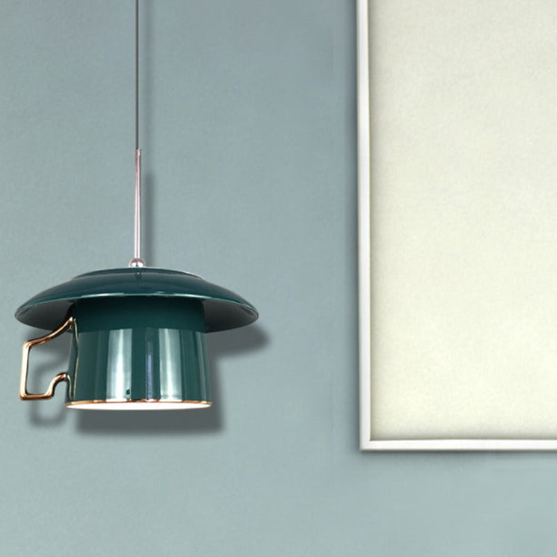 Valentina Place Poignée Tasse Céramique LED Suspension Salon - Neutralighting