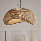 Juno Suspension style rustique en rotin - Neutralighting