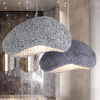 Avi Suspension Pain Naturelle, Résine/Acrylique, Gris/Gris Foncé, Chambre - Neutralighting