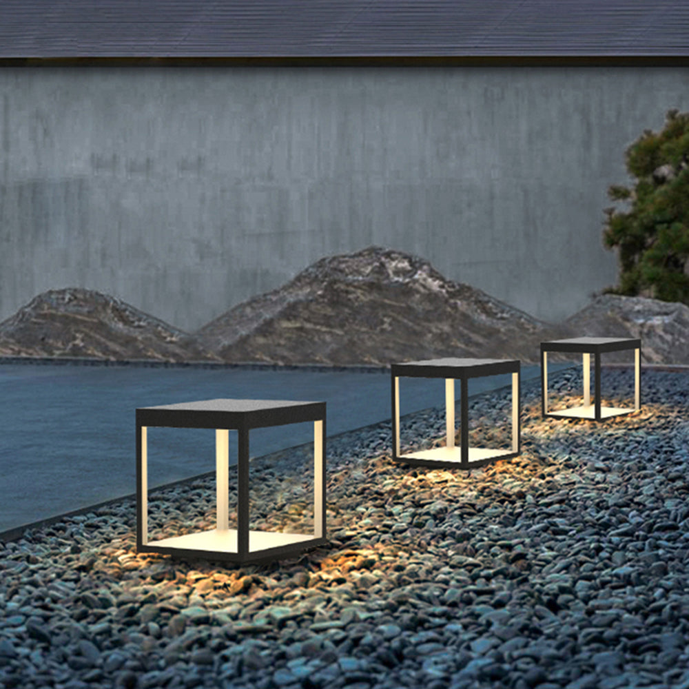 Ferra Lampadaire d’extérieur solaire rechargeable contemporain - Neutralighting