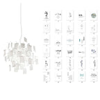 Lustra Chandelier en Papier Personnalisable Créatif - Neutralighting