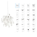 Ortheen Lustre Métal Papier Créativité Individuelle - Neutralighting