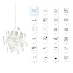 Lustra Chandelier en Papier Personnalisable Créatif - Neutralighting