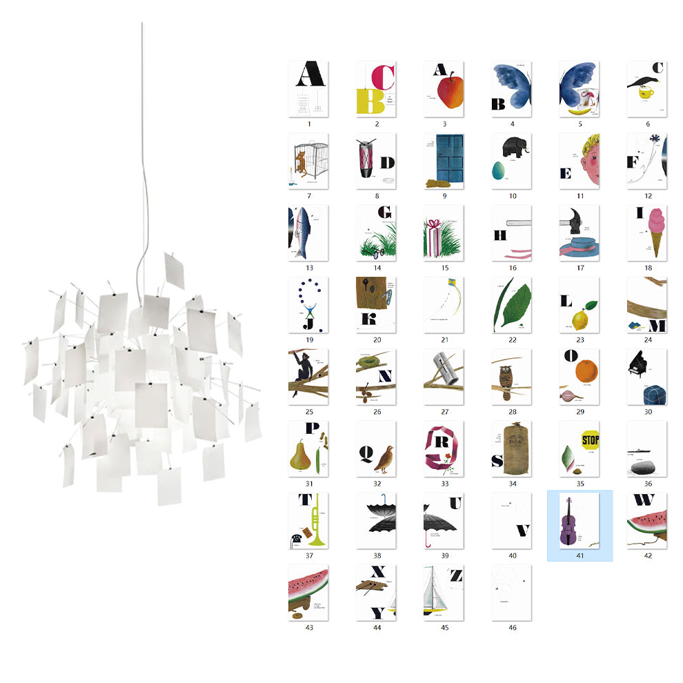 Ortheen Lustre Métal Papier Créativité Individuelle - Neutralighting