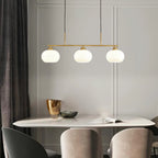 Valentina Suspension Multi Moderne, Métal/Verre, Noir/Or, Salon