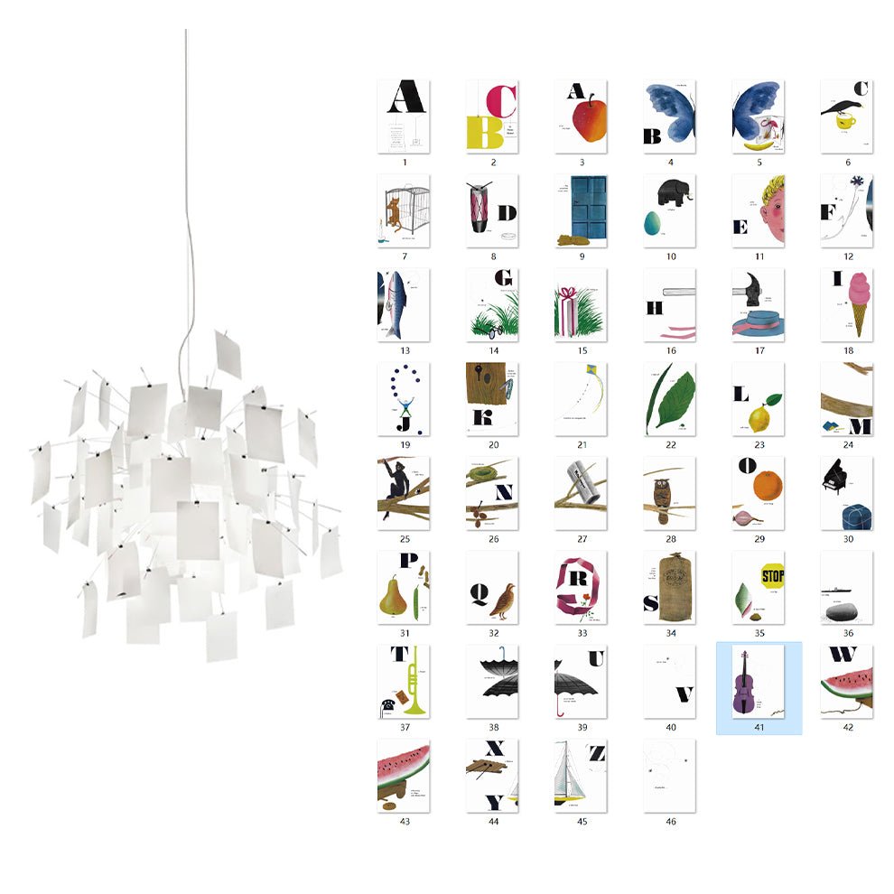 Lustra Chandelier en Papier Personnalisable Créatif - Neutralighting