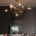 Valentina Moderne LED Lustre Or Verre Salle À Manger/Salon/Chambre À Coucher - Neutralighting