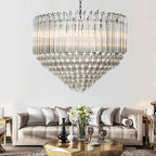 Silva Moderne Luxe Art LED Suspension Verre Salon - Neutralighting