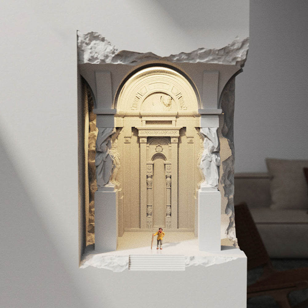Ray Applique Murale Art Déco Flush LED Encastrée, 3 Styles, Blanc, Salon - Neutralighting