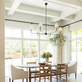 Silva Lustre Orientable Vintage, Métal/Acrylique, Noir/Blanc/Laiton, Salon - Neutralighting