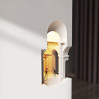 Ray Applique Murale Art Déco Flush LED Encastrée, 3 Styles, Blanc, Salon - Neutralighting