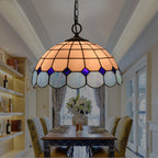 Tiffany Luxe Vintage Suspension Gemme Verre Chambre À Coucher/Salon - Neutralighting