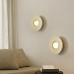 Arisha Moderne LED Intérieur Applique Murale Café Laiteux Verre Salon - Neutralighting
