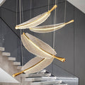 Arisha Nordique Luxe LED Suspension Métal Acrylique Hôtel Salon - Neutralighting
