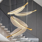 Arisha Nordique Luxe LED Suspension Métal Acrylique Hôtel Salon - Neutralighting