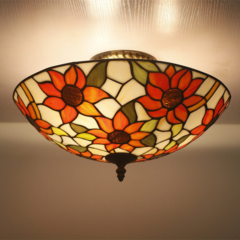 Tiffany Luxe Plafonnier Tournesol Chambre À Coucher/Salon - Neutralighting