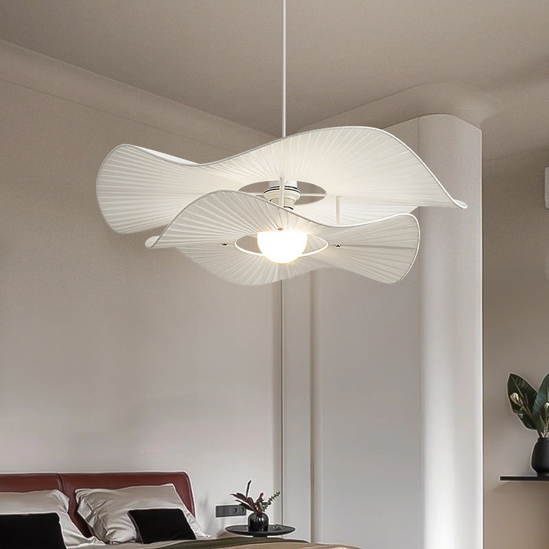 Saku Moderne LED Suspension Métal Tissu Salon - Neutralighting