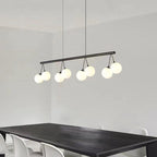 Valentina Nordique LED Lustre Noir Métal/Verre Salle À Manger/Chambre À Coucher - Neutralighting