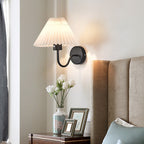 Tiffany Vintage Applique Murale Laiton/Noir Métal Chambre À Coucher - Neutralighting