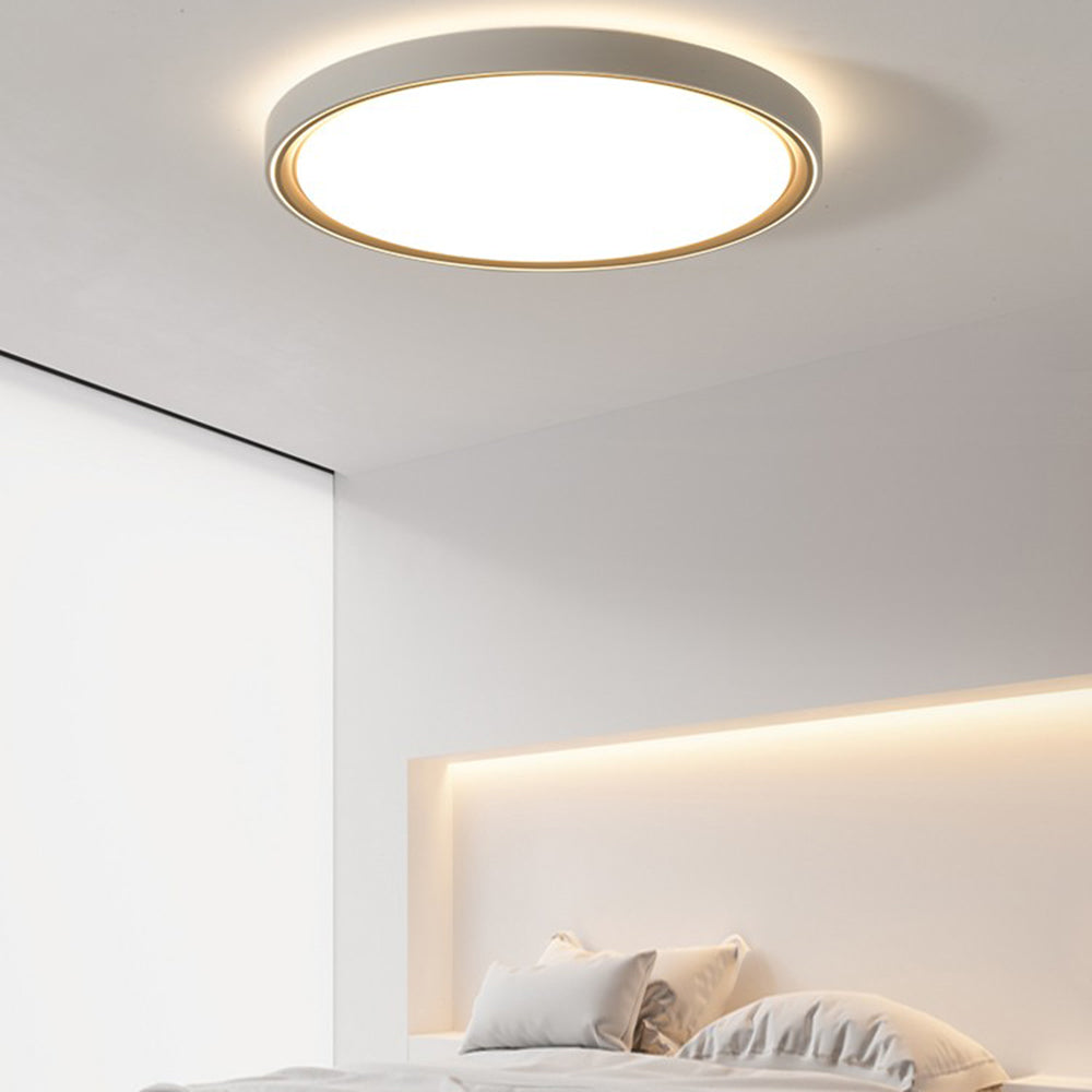Arisha Plafonnier Carré/Rond Moderne, Métal/Acrylique, Doré, Salon - Neutralighting
