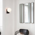 Valentina Minimaliste Intérieur Applique Murale Métal Verre Chambre à Coucher - Neutralighting