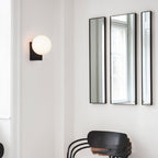 Valentina Minimaliste Intérieur Applique Murale Métal Verre Chambre à Coucher - Neutralighting