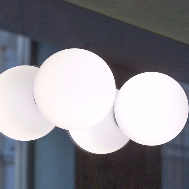 Valentina Moderne Bulle Sphère Plafonnier Verre Chambre à Coucher - Neutralighting