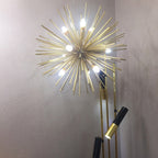 Arisha Moderne LED Lustre Or Métal Salle À Manger Chambre À Coucher - Neutralighting
