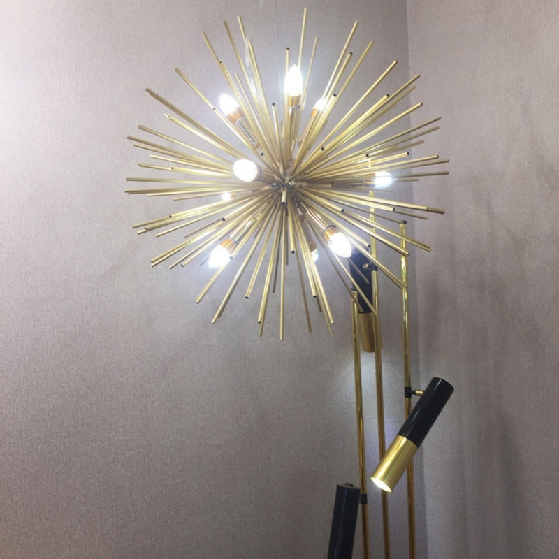 Arisha Moderne LED Lustre Or Métal Salle À Manger Chambre À Coucher - Neutralighting