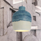 Avi Suspension Pot Retro, Résine/Acrylique, Gris/Blanc, Salon - Neutralighting