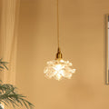 Valentina Romantique Rétro Rose Suspension Clair Verre Chambre à coucher - Neutralighting