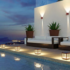 Ferra Lampadaire d’extérieur solaire rechargeable contemporain - Neutralighting