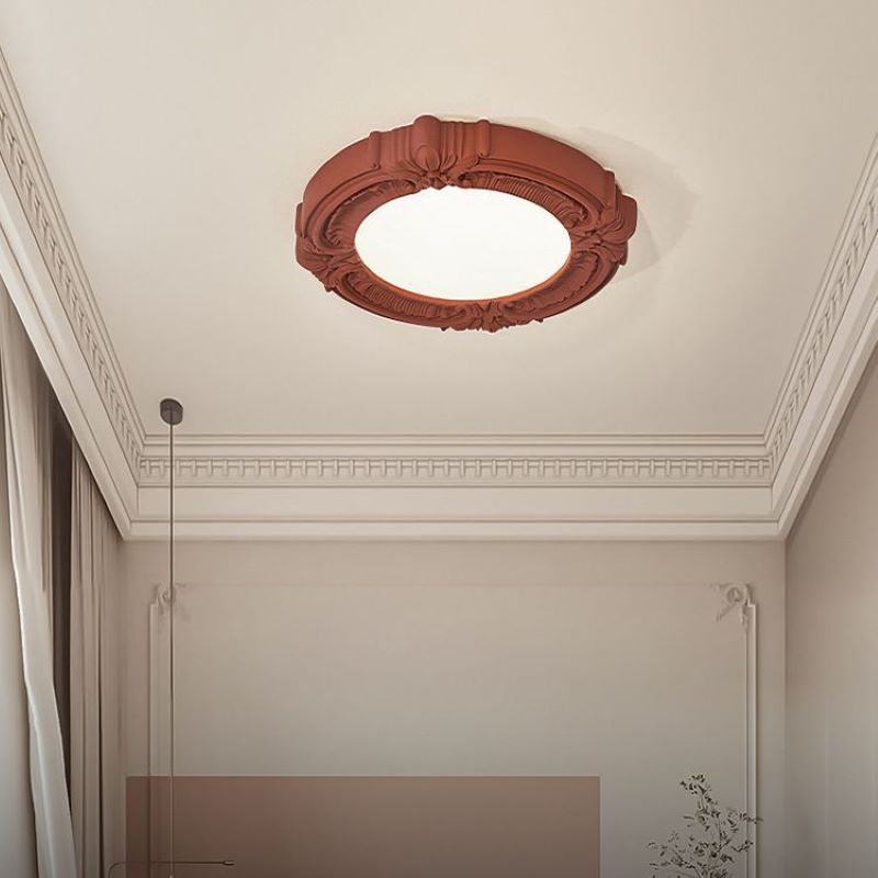 Arisha Plafonnier Rétro Français Résine Acrylique Chambre à Coucher - Neutralighting