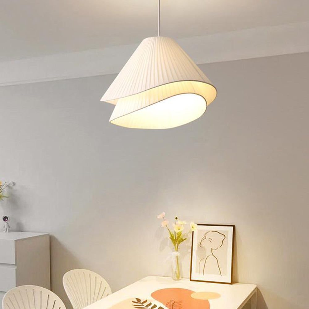 Ritta Suspension Nuage Moderne, Metal/Tissu, Blanc, Chambre à Coucher - Neutralighting