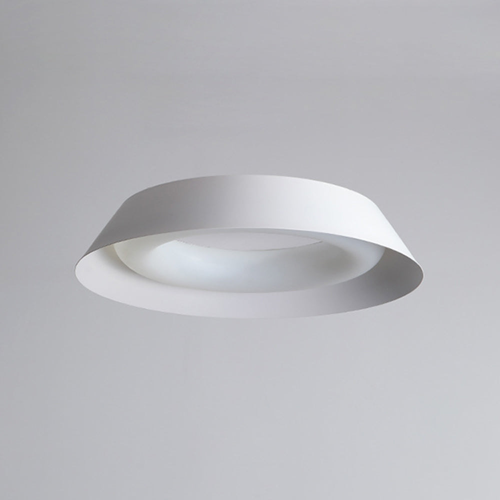 Arisha Plafonnier Bol Moderne, Métal/Acrylique, Blanc, Salon - Neutralighting