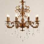 Silva Lustre LED Moderne Design, Métal, Bronze Doré, Salon - Neutralighting