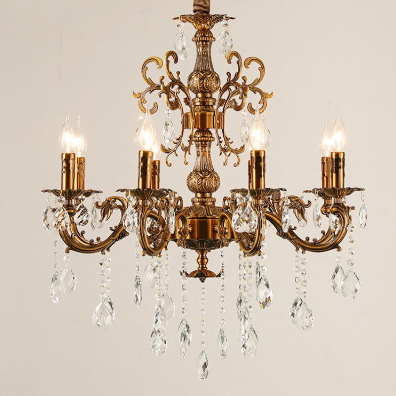 Silva Lustre LED Moderne Design, Métal, Bronze Doré, Salon - Neutralighting