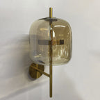 Arisha Moderne Intérieur Applique Murale Métal Verre Chambre à Coucher - Neutralighting