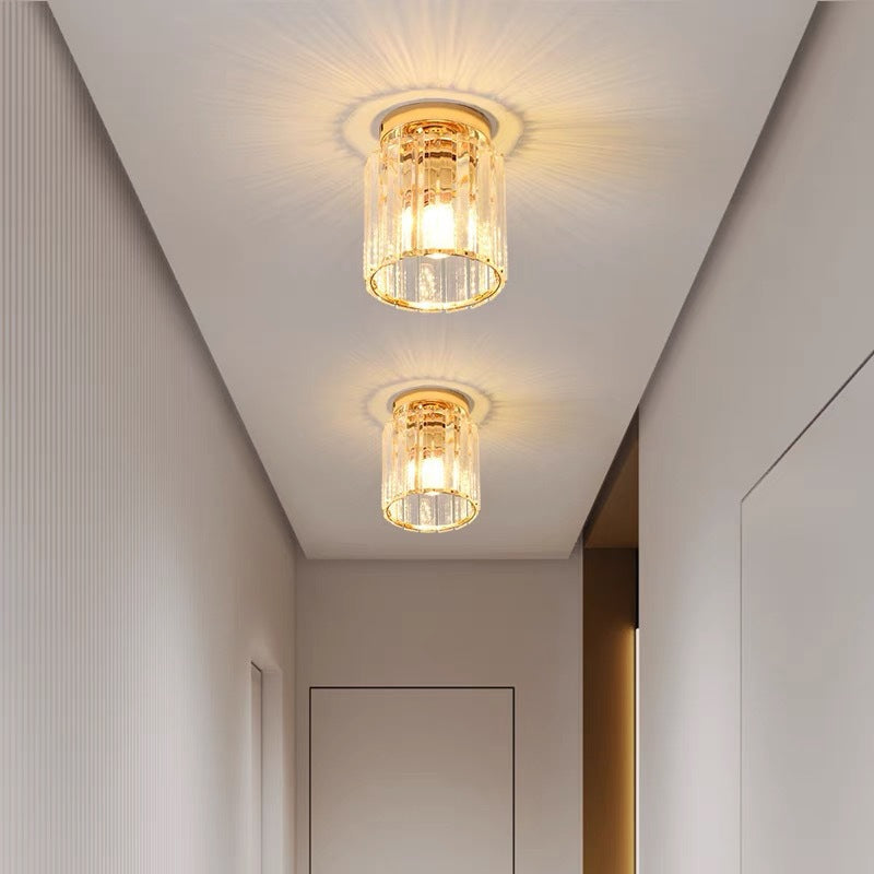 Arisha Moderne Plafonnier Métal Verre Chambre À Coucher - Neutralighting